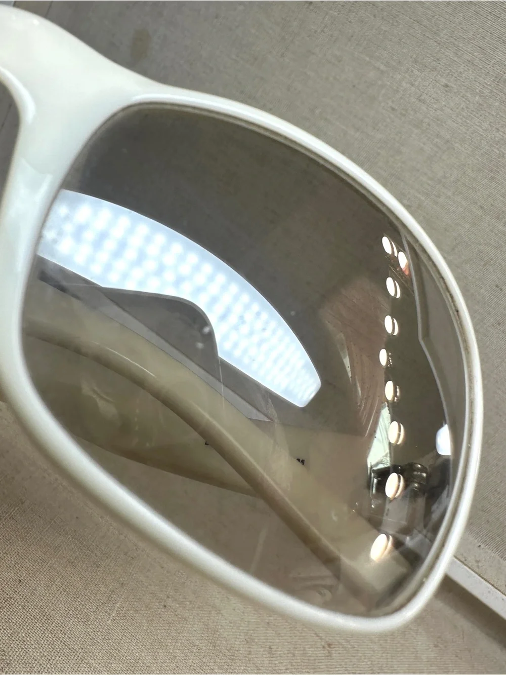 Dolce & Gabbana Y2K vintage White Oversized Sunglasses